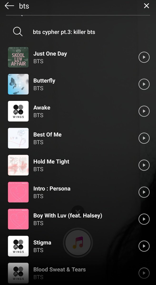 BangtanINDIA's tweet photo. Many more BTS songs have been now added on Instagram Music India!

#BTS @BTS_twt #방탄소년단 https://t.co/aCxc3LW3n2