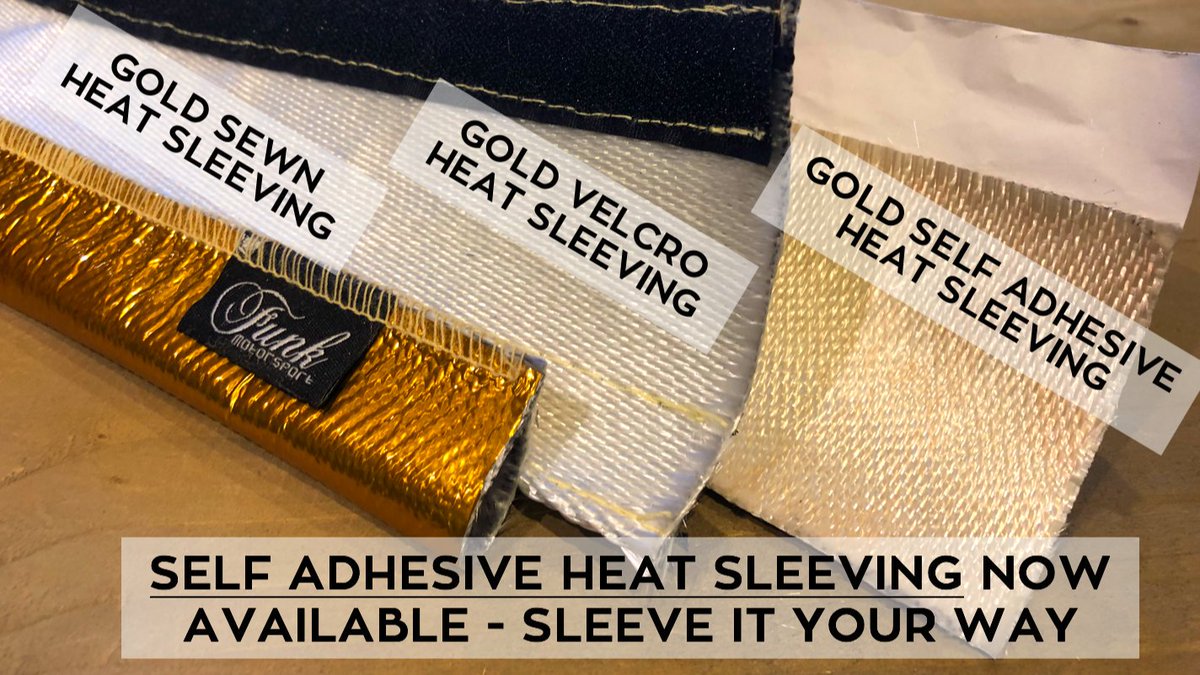 FunkMotorsport's tweet photo. Easy fit Adhesive Gold and Silver Heat Sleeving now available - https://t.co/ZQMB173uc9 https://t.co/7K9ujnrvvH