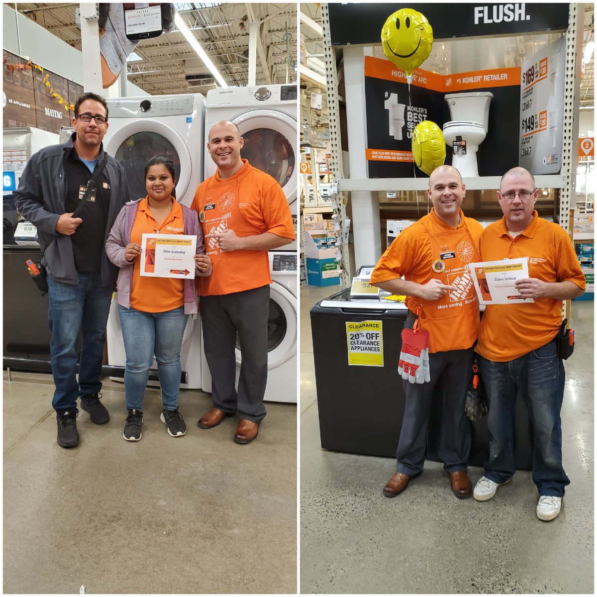 gconn1000's tweet photo. Jeff showing his appreciation for our MET team. #greatpartnership @ShayThomasTHD @DianeRaymond26 https://t.co/LBjxJ5q5xN