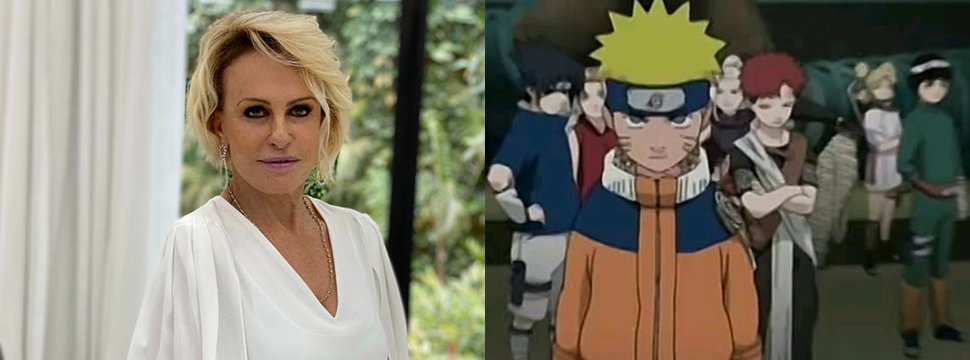 Gente?? Ana Maria Braga abre o Mais Você com abertura de “Naruto”