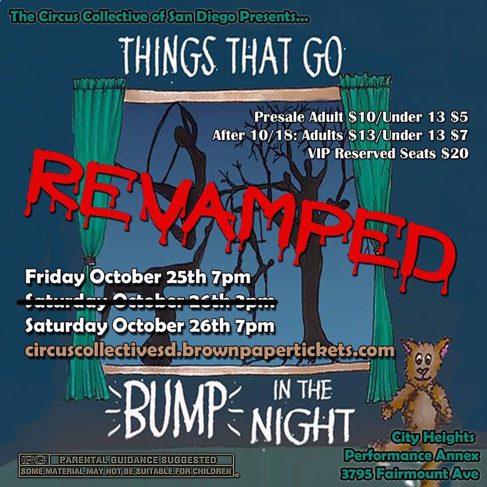 CircusSD's tweet image. This weekend!
#halloweenevent
#circusshow
#thingstodoinsandiego
#memorableweekend