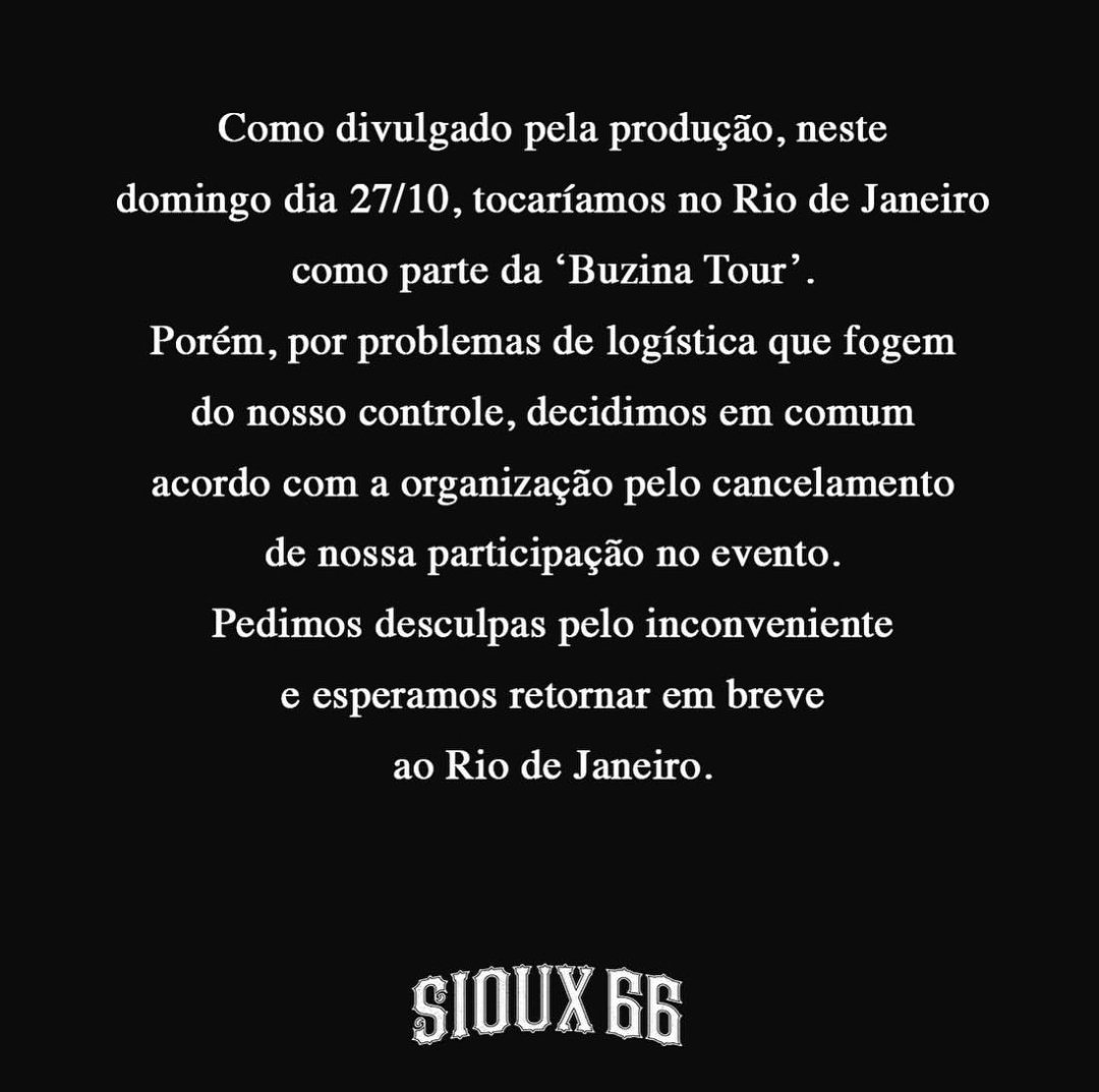 Comunicado sobre a abertura para o Escape of the Faith