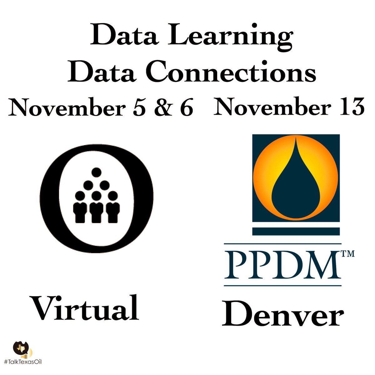 Energies_Media's tweet image. It’s Data Learning month in November! Choose both! An expo in the virtual world AND a symposium in Denver! #datalearning and #dataconnections!