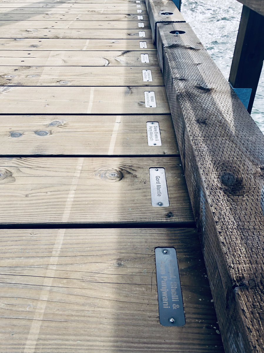 First opportunity to check out the White Rock Pier since it reopened. Glad to see so many plaques on the planks recognizing people and businesses who are helping with the rebuild of the pier.
#gladtobehome #Canada’slongestpier #hereforthepier @pierfriends friendsofthepier.com