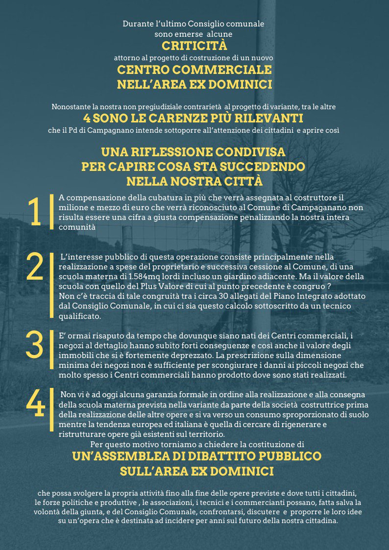 CampagnanoPd's tweet photo. #areaexdominici #campagnanodiroma #intrtessepubblico https://t.co/4ebe3pP2C5