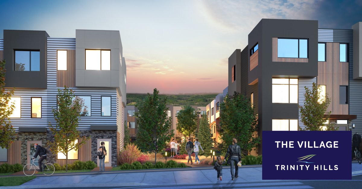 The Village is the exquisitely planned residential neighbourhood of Trinity Hills. Here, you can discover an incredible selection of luxury townhomes designed for modern life. Previewing now! 
#newhomescalgary #yyc #today