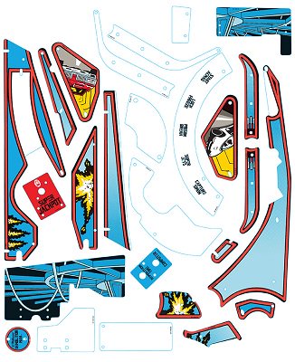 Send a Maniac To Catch A Maniac! 
Demolition Man Plastic sets available on The Planetary Pinball Site! 
Part # PPS-31-1919-COMP
tinyurl.com/y3mwq4ug