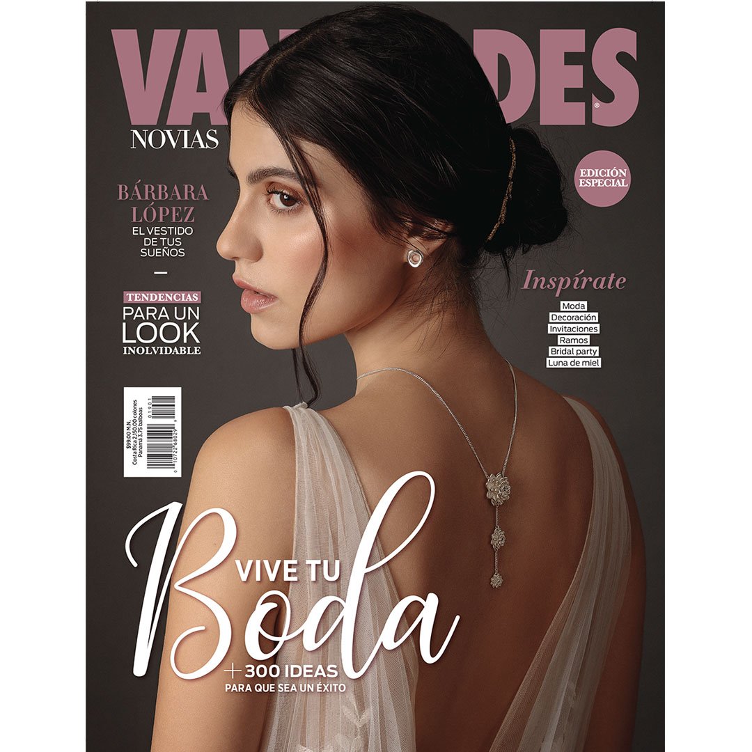 Bárbara López se viste de novia en la portada de Vanidades 👰 / Twitter