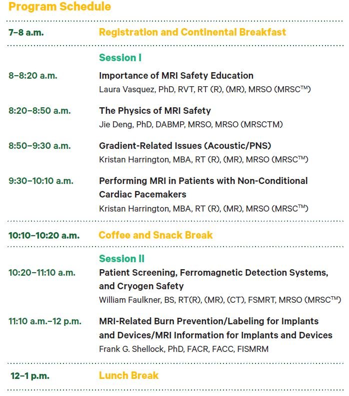 RushCILL's tweet photo. @reh3md @RadPartners @JACRJournal @radiology_Rsna
@SIIM_Tweets @RadiologyTopics @MGHImaging
@hraonline @TJCommission @HealthImaging
@RadiologyNews
#MRISafetyDay in Chicago is Nov. 30. Eight top #MRISafetyExperts will share new guidelines and standards.
https://t.co/matd8xk8y3 https://t.co/xL6f8TxQna