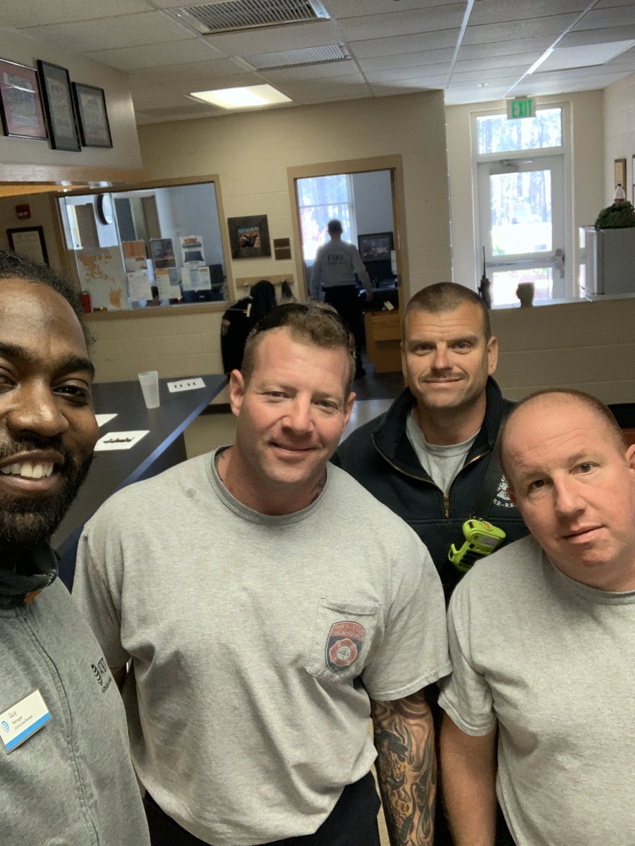 Had a blast meeting the Cary fire department today! <a href="/LoganEaves2/">Logan Eaves</a> @ATTPortablesEVD <a href="/JakeAraghi/">Jake Araghi</a>