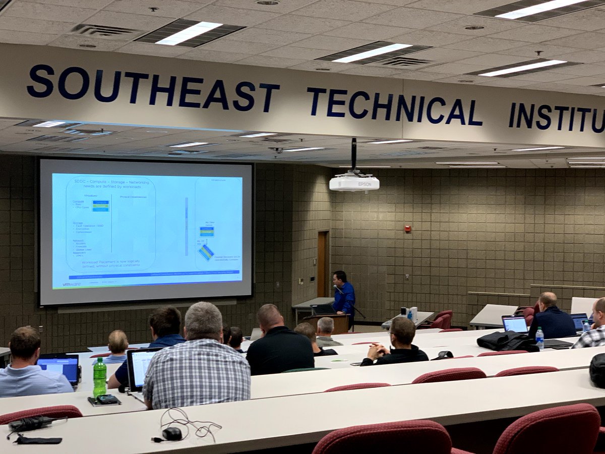 SDVMUG's tweet image. Philip Fisher from @VMware giving an overview of VMware products @SDVMUG #vmug