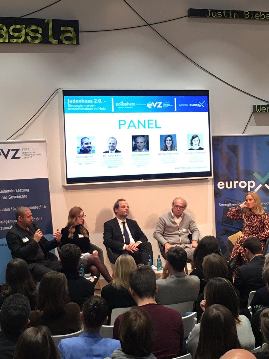 Antisemitismusbeauftragter der BR sagt Strafbarkeit von Judenhass im Netz muss verschärft werden. @ben_salomo sagt Holocaustleugner in der Politik müssen über die Landesgrenzen hinaus abgelehnt werden. #netzohnejudenhass