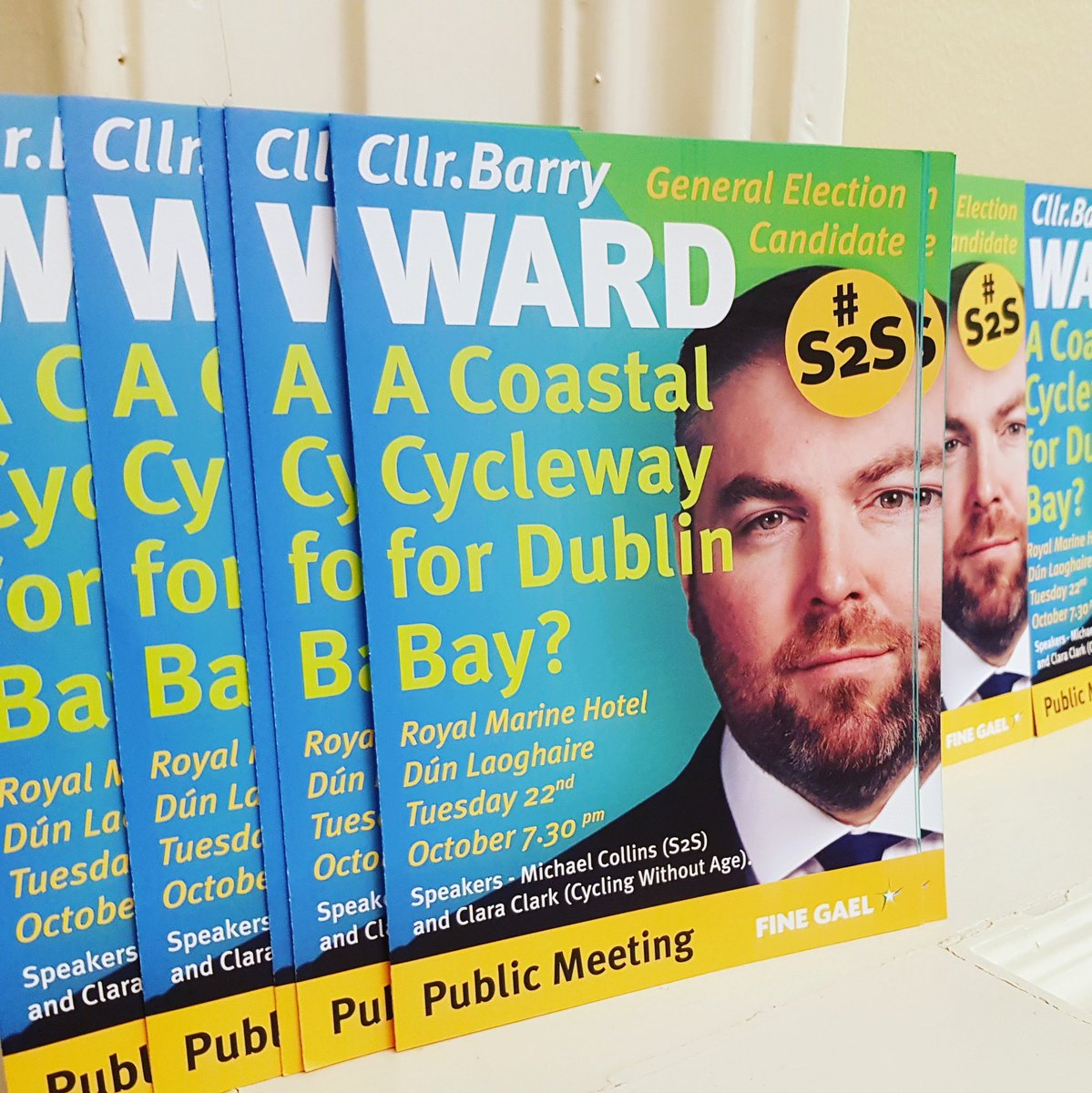 barrymward's tweet photo. We'll be getting our public meeting started in about three quarters of an hour at the Royal Marine Hotel in #DúnLaoghaire. 

Join us at 7.30pm to hear about progress on the plan to build a coastal cycleway and promenade around #DublinBay.

@S2Sdublin https://t.co/y4N1l3ZY8H