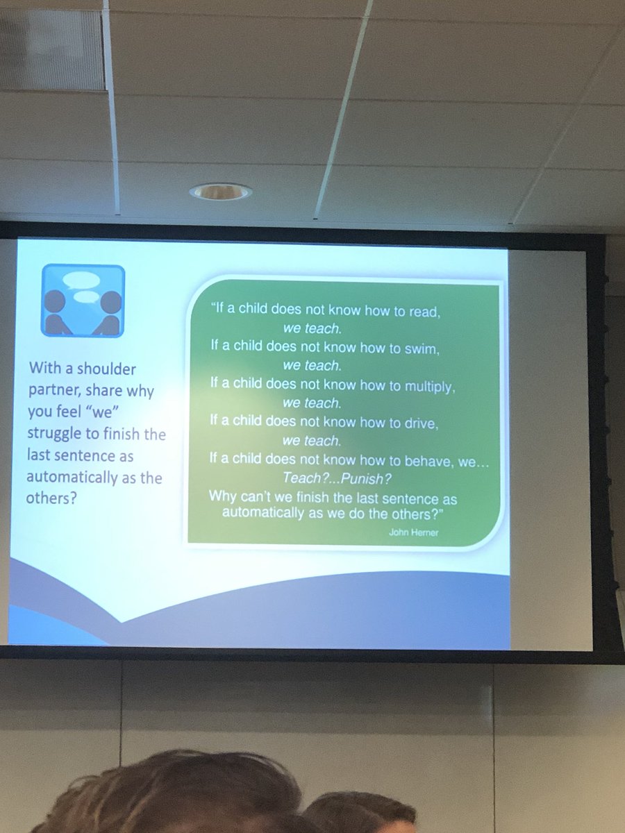 Professional development on MTSS on behavior and wellness. Well done