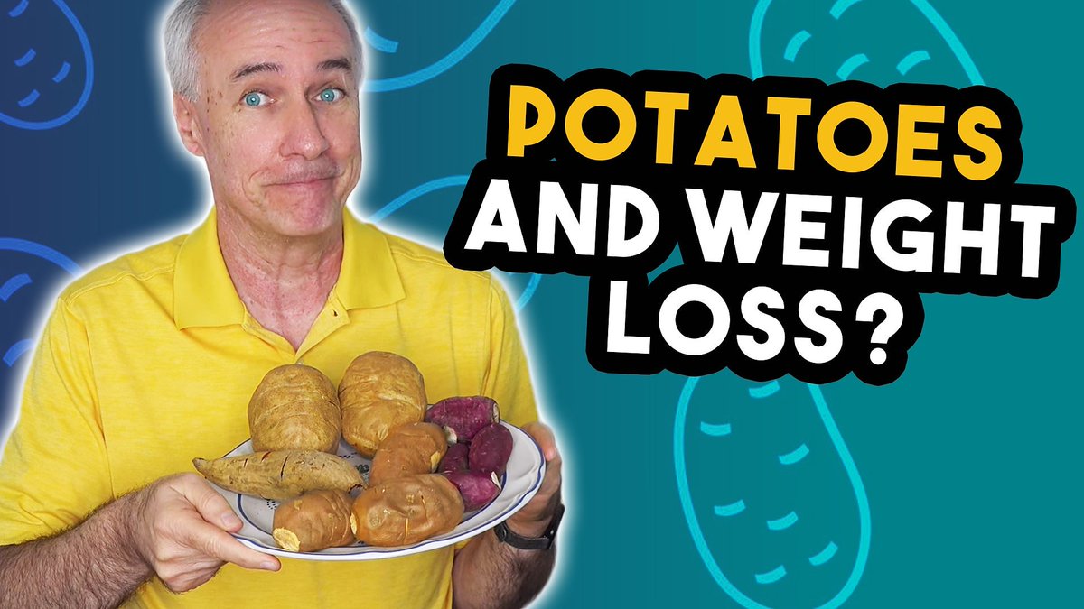 Good news for potato lovers!  Eating potatoes and sweet potatoes helped me lose 50 pounds.  New video up now on YouTube-
youtu.be/EpvIuTM5gVA
#potato #sweetpotato #Diet #HealthyEating #weightloss