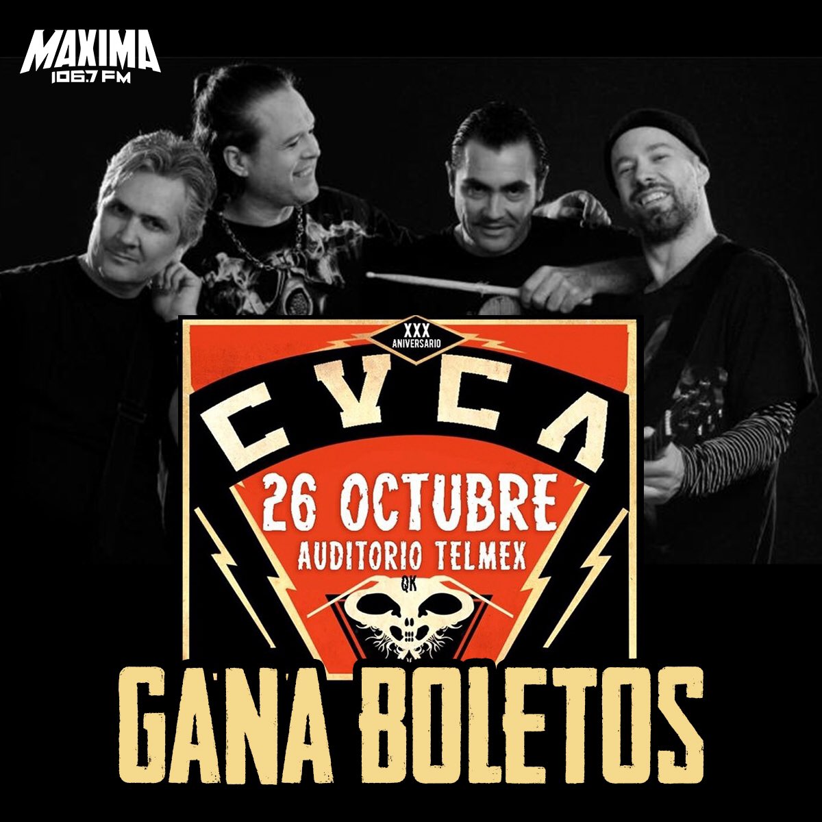 MAXIMA1067FM's tweet image. Gana un pase doble para ver a @cuca_oficial solo en #LaCapitalDelRock 

- RT
- Nombre completo 
- HT #CvcaEnMáxima #LaCapitalDelRock
- ¿Por qué quieres ir? 

Si respondemos ya ganaste