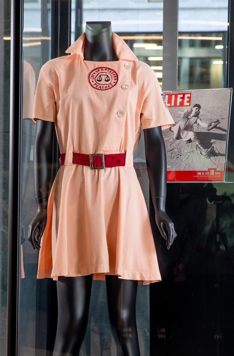 CharlieRivkin's tweet image. It’s inspiring to work at @MotionPictures here at our DC hq amid the props of iconic movies that exude the magic of our industry. Each day I’ll share a new one! 
As we start the #WorldSeries, it seems right to show #AnnCusack's outfit from #ALeagueofTheirOwn. @SonyPictures