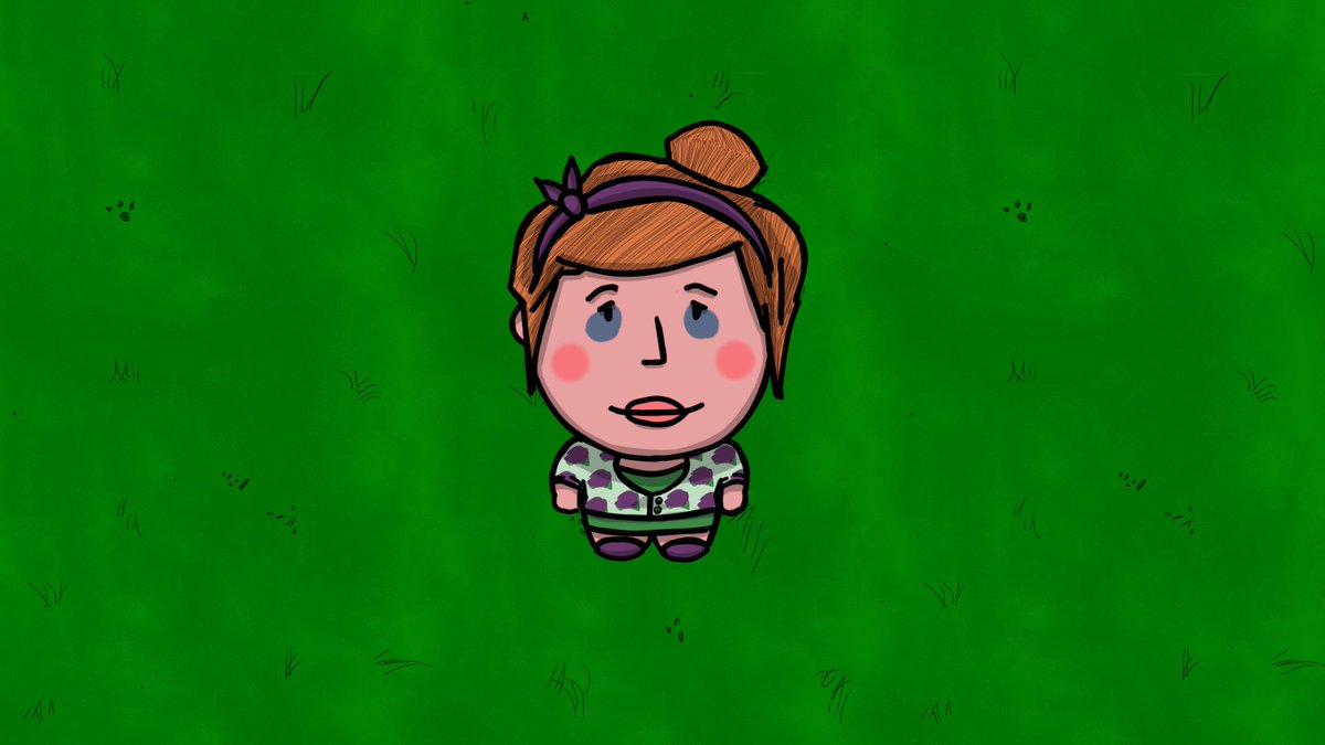 LoadedGamesDev's tweet image. Updated a NPC sprite: Tired Tina, a single mother of an energetic 8yo and a screeching baby. (Subtle detail: the number of flowers on her cardigan represents the minutes of sleep she gets a night!) See our sprite quality improve!

#indiedevhour #gamedev #indiedev #characterdesign