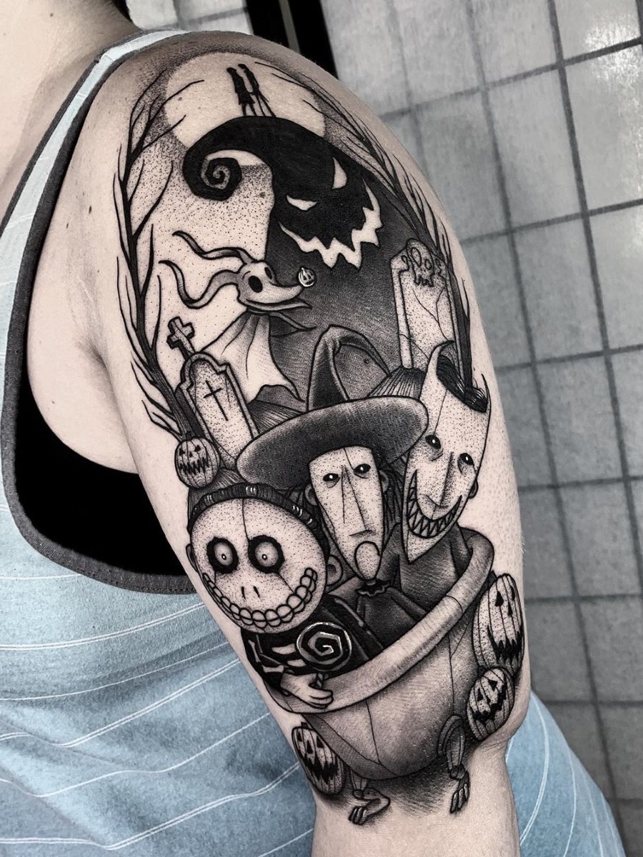 Nightmare before christmas tattoo HD wallpapers  Pxfuel