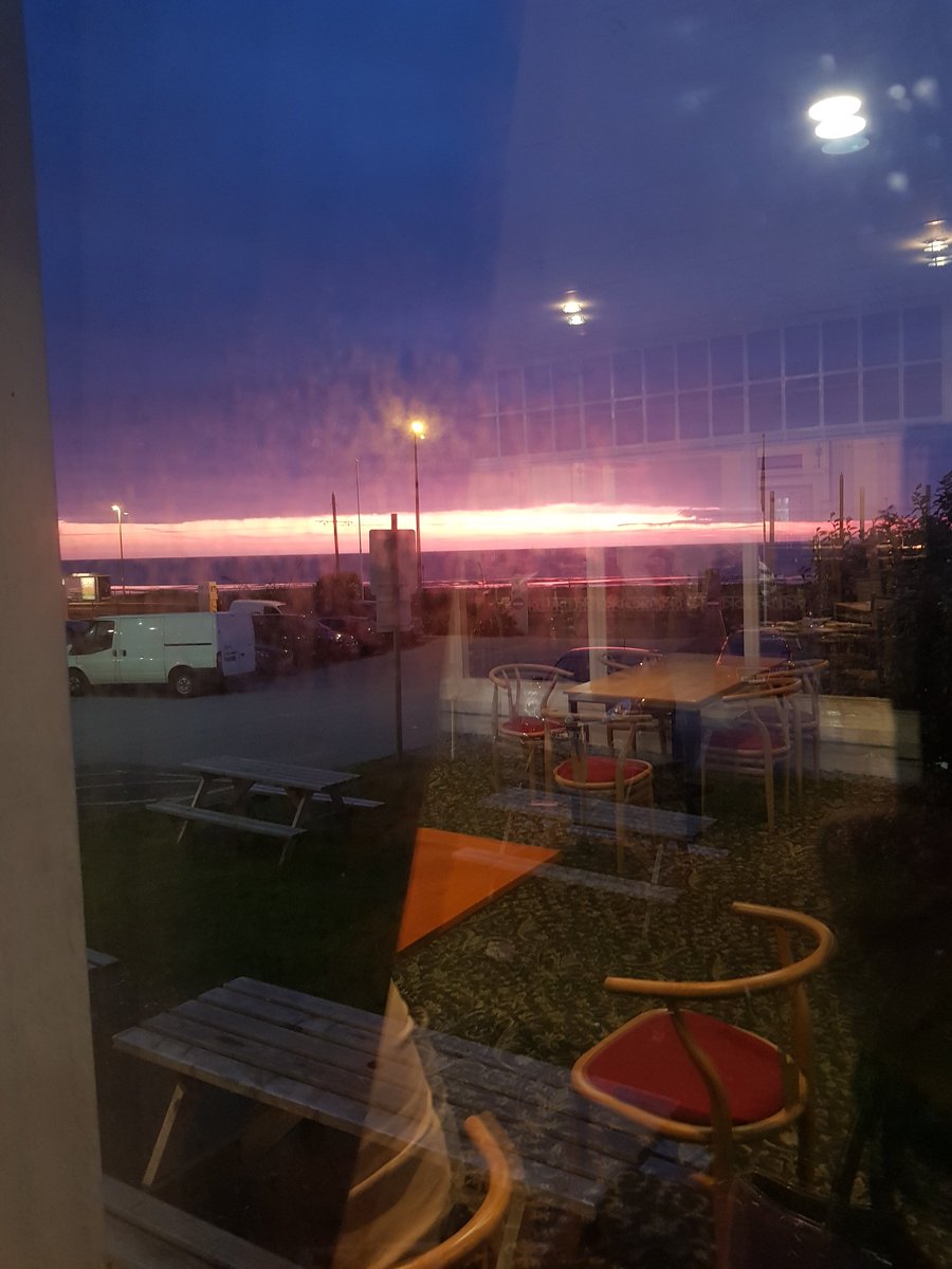 Lovely sunset in Blackpool. X