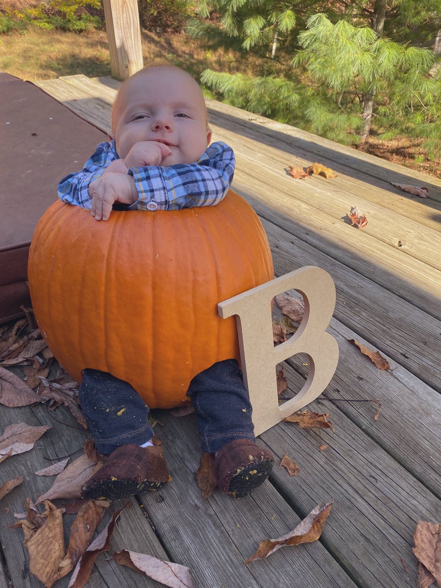 GabyBoley's tweet photo. Since I haven’t been on Twitter in over two years, here’s my pumpkin baby🎃 https://t.co/R9p0boT4Yc