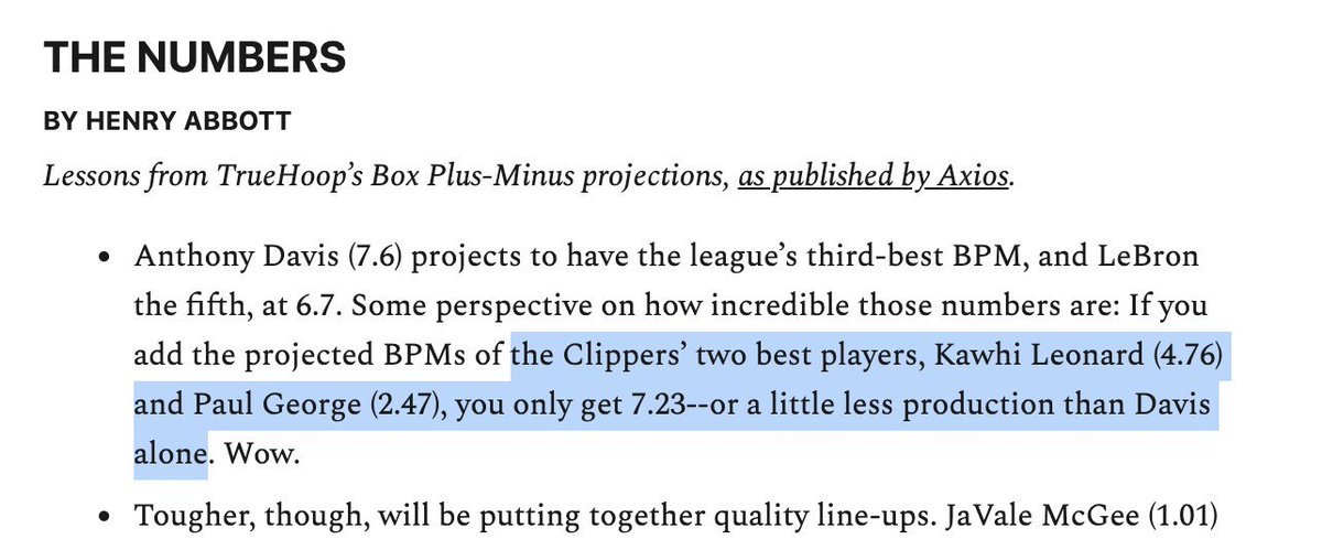 TrueHoop's tweet image. TrueHoop's West preview free for all. 

Some original machine learning analysis supports the idea Lakers' two best players &amp;gt; Clippers.

truehoop.com/p/truehoop-201…