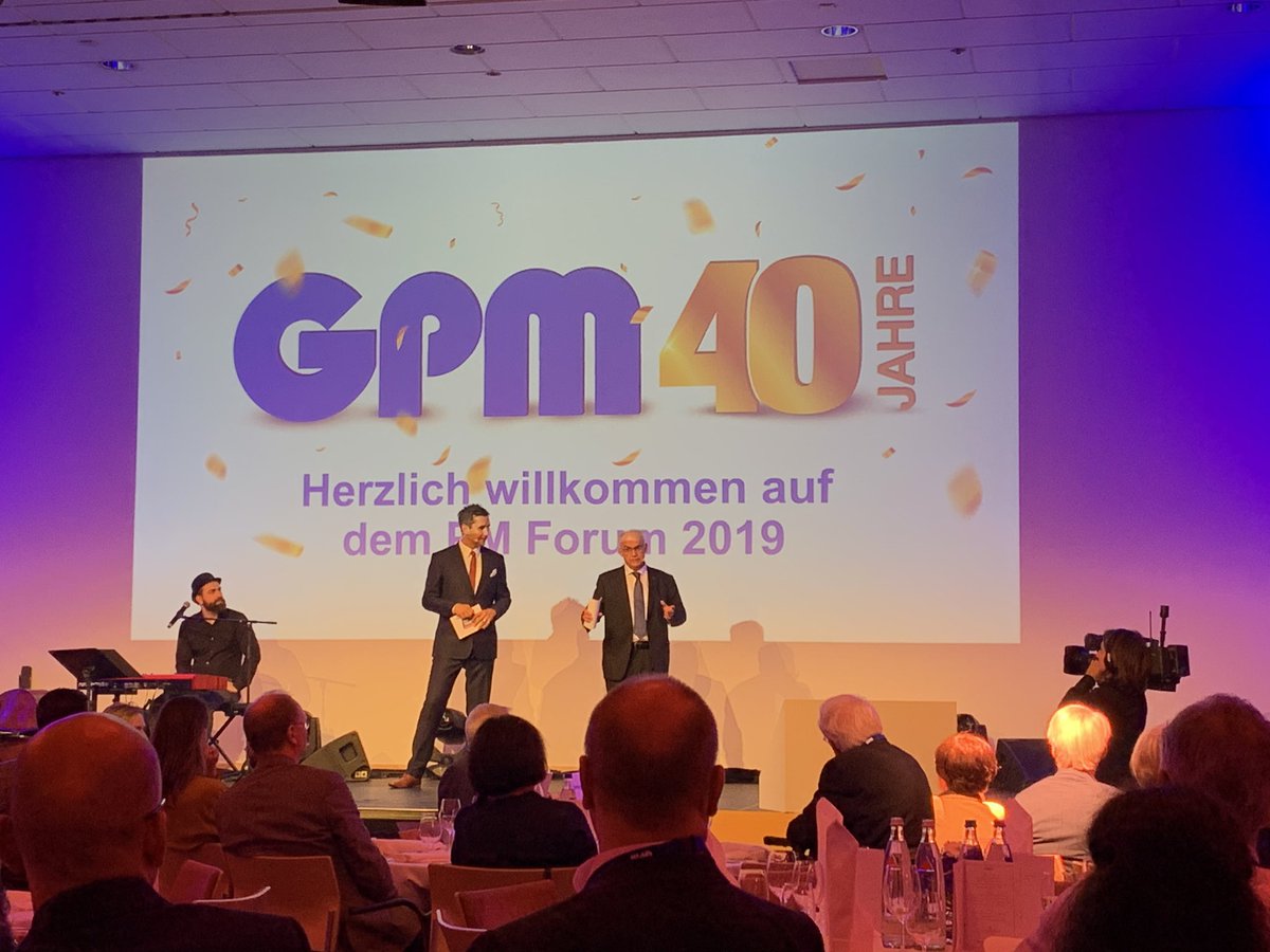 Wir feiern 40 Jahre #GPM in Nürnberg auf dem #pmforum19