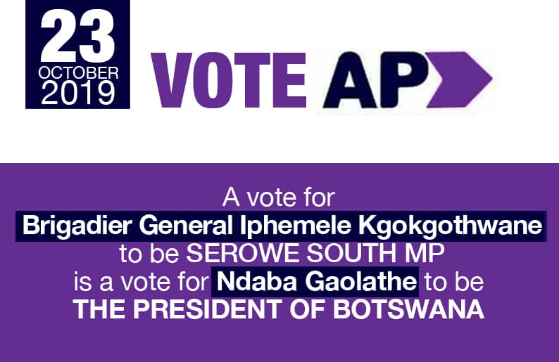 NewBotswana's tweet photo. SEROWE NORTH, SEROWE SOUTH, OKAVANGO AND MOLEPOLOLE SOUTH This Is How You Vote For Your President.

#WhyVoteNdabaGaolathe
#AllianceForProgressives 💜
#VoteAP 💜
#ImagineANewBotswana 🇧🇼
#TswelelopeleYaBotlhe 👉 https://t.co/aBHxtOX973