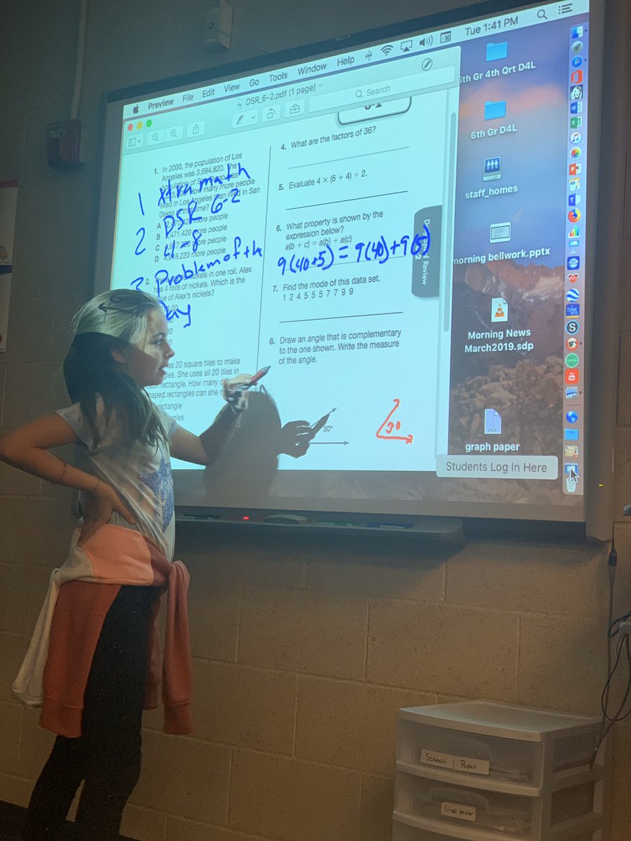 OPS_WilsonFocus's tweet photo. Miss Penelope volunteering to solve a math problem on the board in front of her class #MetacognitiveThinking #ITeachMath #FOCUSproud https://t.co/8sOQ602gFz