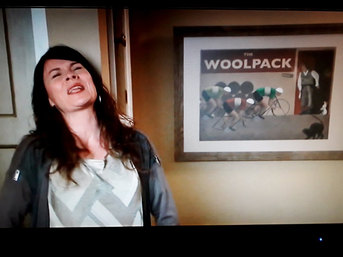 MrMarkFairhurst's tweet image. #Emmerdale actor @lucyparge goes into labour in front of my artwork in the #Woolpack loos on #Emmerdale @ITV