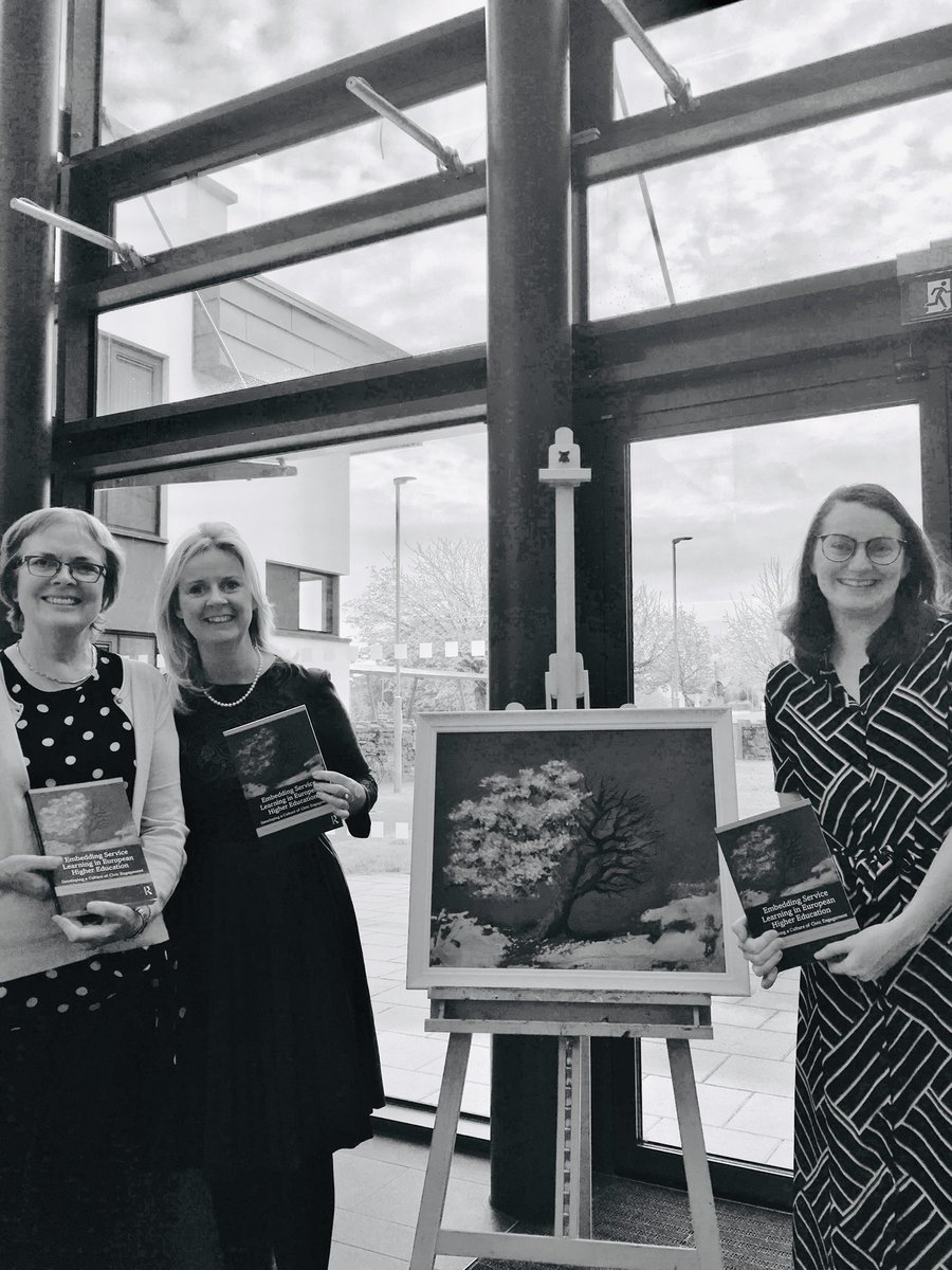 Great fun <a href="/ILASresearch/">ILAS</a> today launching @LMcIlrath <a href="/hectoropazo/">Hector Opazo</a> @AramburuzabalaP Book #ServiceLearning @CKIatNUIG Wonderful stories from Ruth in Speech &amp; Language Pat @UNESCO_CFRC Pol @nuigalway