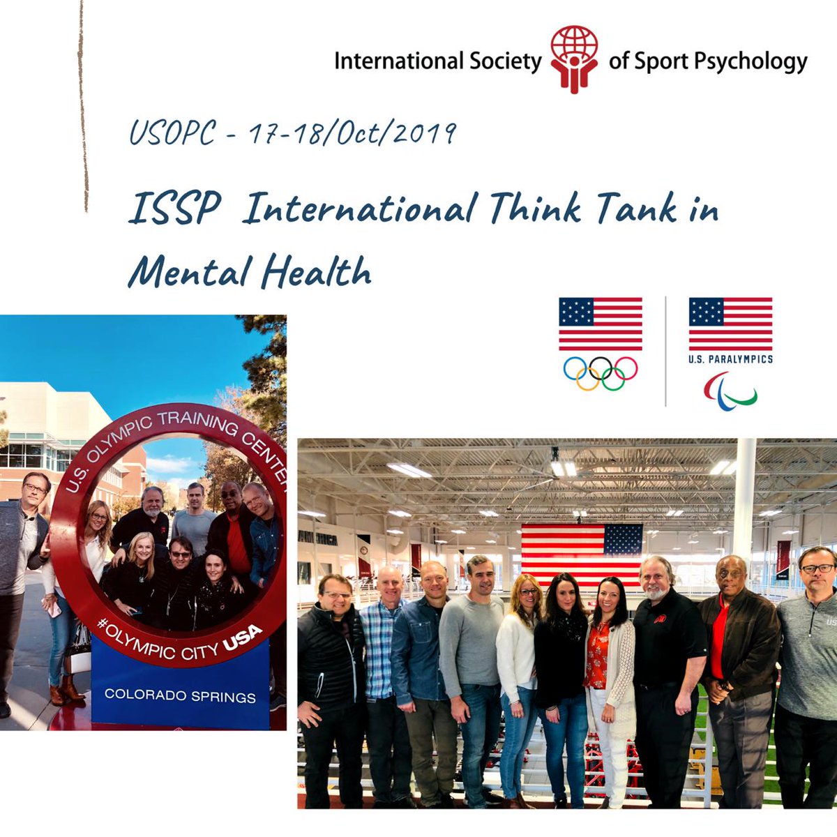 Last week Karin Moesch represented <a href="/FEPSAC_MC/">FEPSAC</a> in the International Think Tank in Mental Health organised by <a href="/ISSPonline/">ISSP</a> in Colorado. International experts discussed on strategies, best practices and challenges faced when implementing mental health programs with olympic athletes.