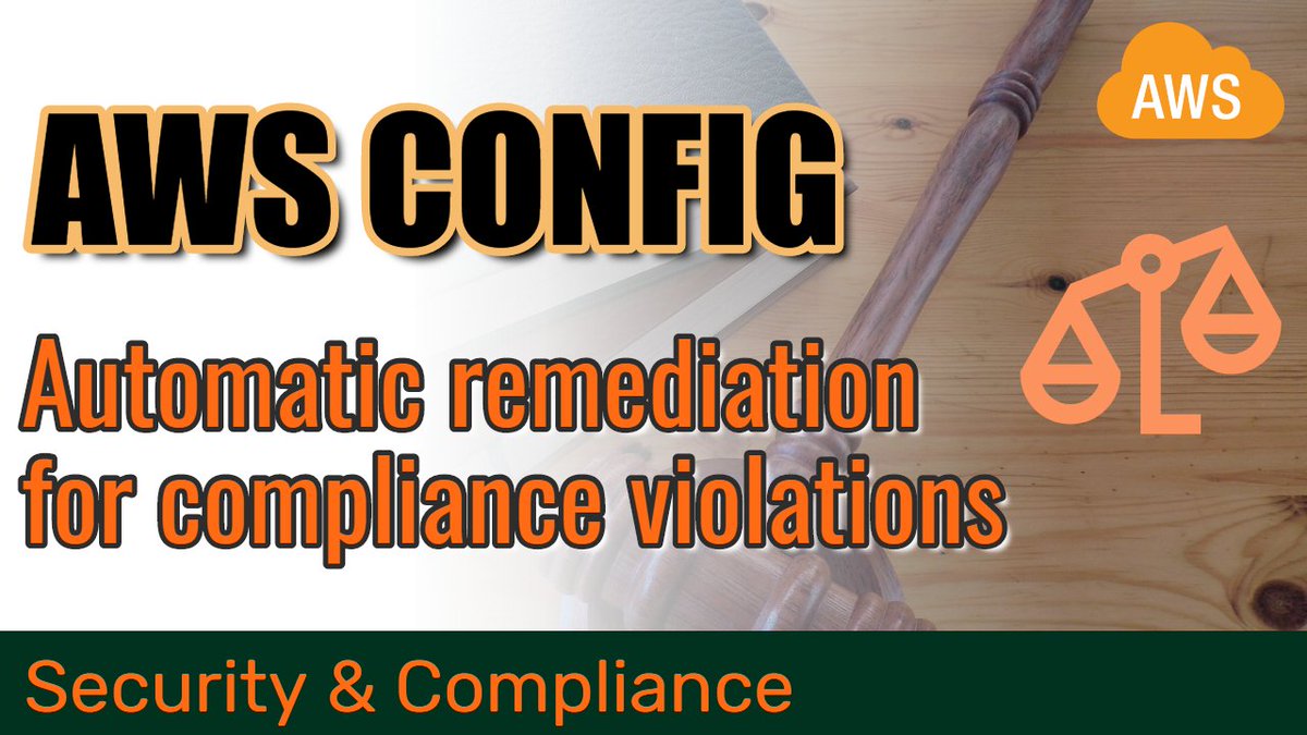 cloud_majestic's tweet image. Auditing resource compliance and performing automatic remediation with AWS Config

youtu.be/ZKoCQsk_1aQ #aws #awsconfig #compliance #security #auditing