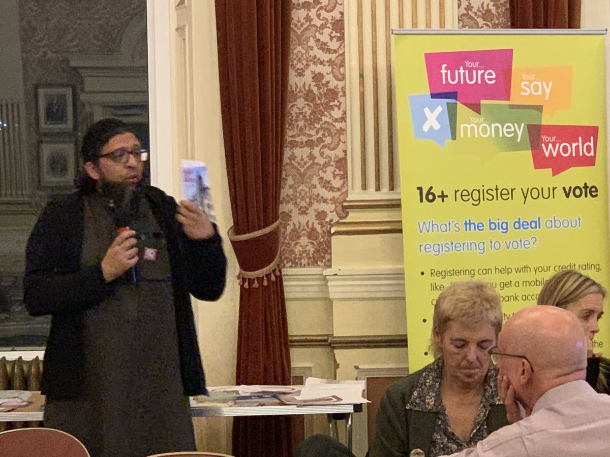 kirkdemocracy's tweet photo. The @BatleyPoets produced a book of local poems to celebrate #Batley150. It’s available to buy from Batley Library. We’re hearing from @muhmdibneahmd who has been on a tour everywhere from local benches to parliament (and even to Dewsbury) sharing poetry from Batley. https://t.co/uZbj2z8T6t
