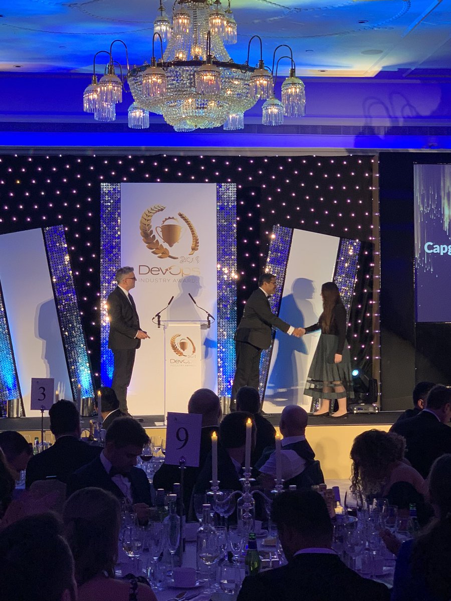 There’s number 2..
Well done to our very own <a href="/cas_haw/">CassieHaw</a> for winning the best DevOps Newcomer of the year #DevOpsIndustryAwards <a href="/CapgeminiUK/">CapgeminiUK</a> <a href="/DigiPlatEng/">Platform Engineering</a>