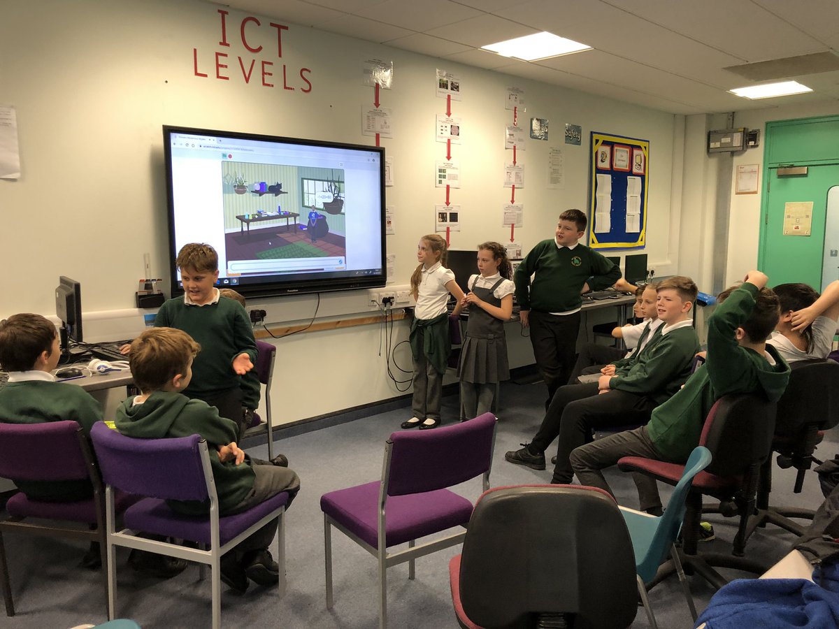 WPSYr4Melyn's tweet photo. In code club today we presented our DVLA code challenge games. Very impressed with the effort and commitment from all our members! #DVLACodeChallenge #WPSICT #WPSDCF @EAS_Digital @WillowtownPri @codeclubWales @CodeClub @DVLAgovuk https://t.co/0yUp9rda3f