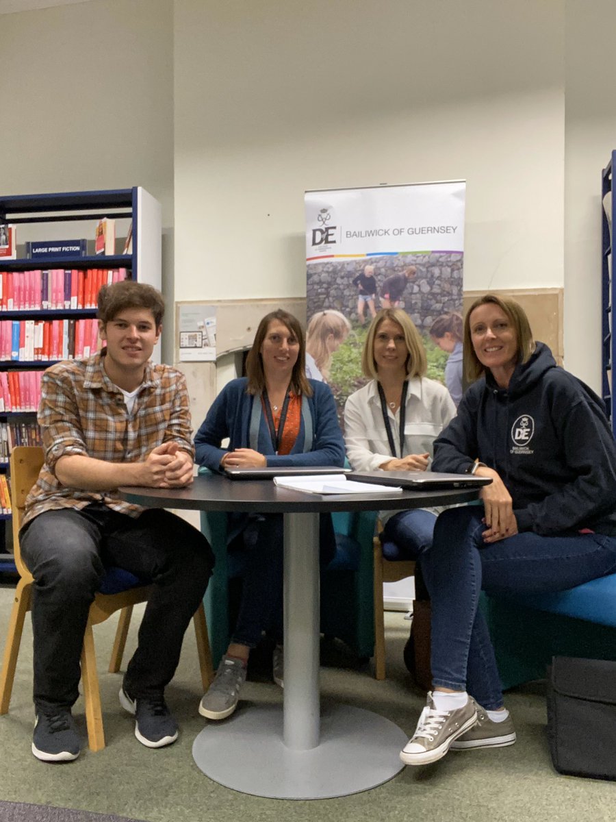 Thank you so much to the @GYlibrary Guernsey for allowing us to run our DofE drop in session we have really enjoyed meeting the young people and parents and talking all things DofE