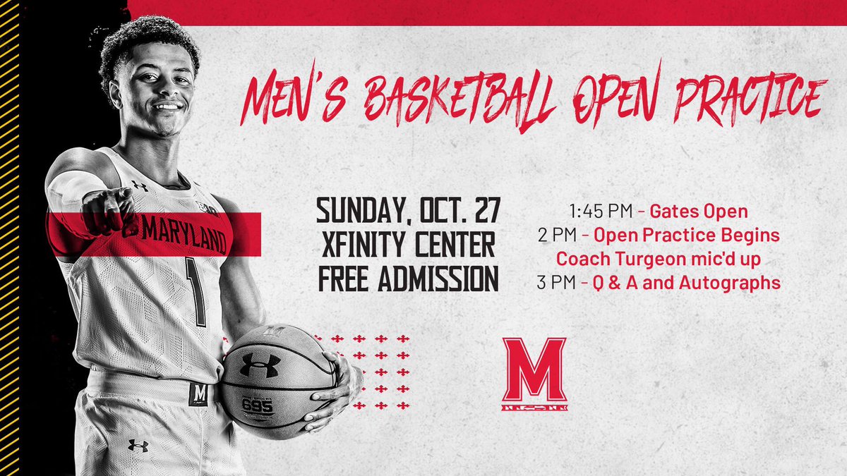 TerrapinHoops's tweet image. Catch your first glimpse of the nation’s 7th-ranked men’s basketball team this weekend!

(Redskins and Ravens are both off 😉)

ter.ps/ldo