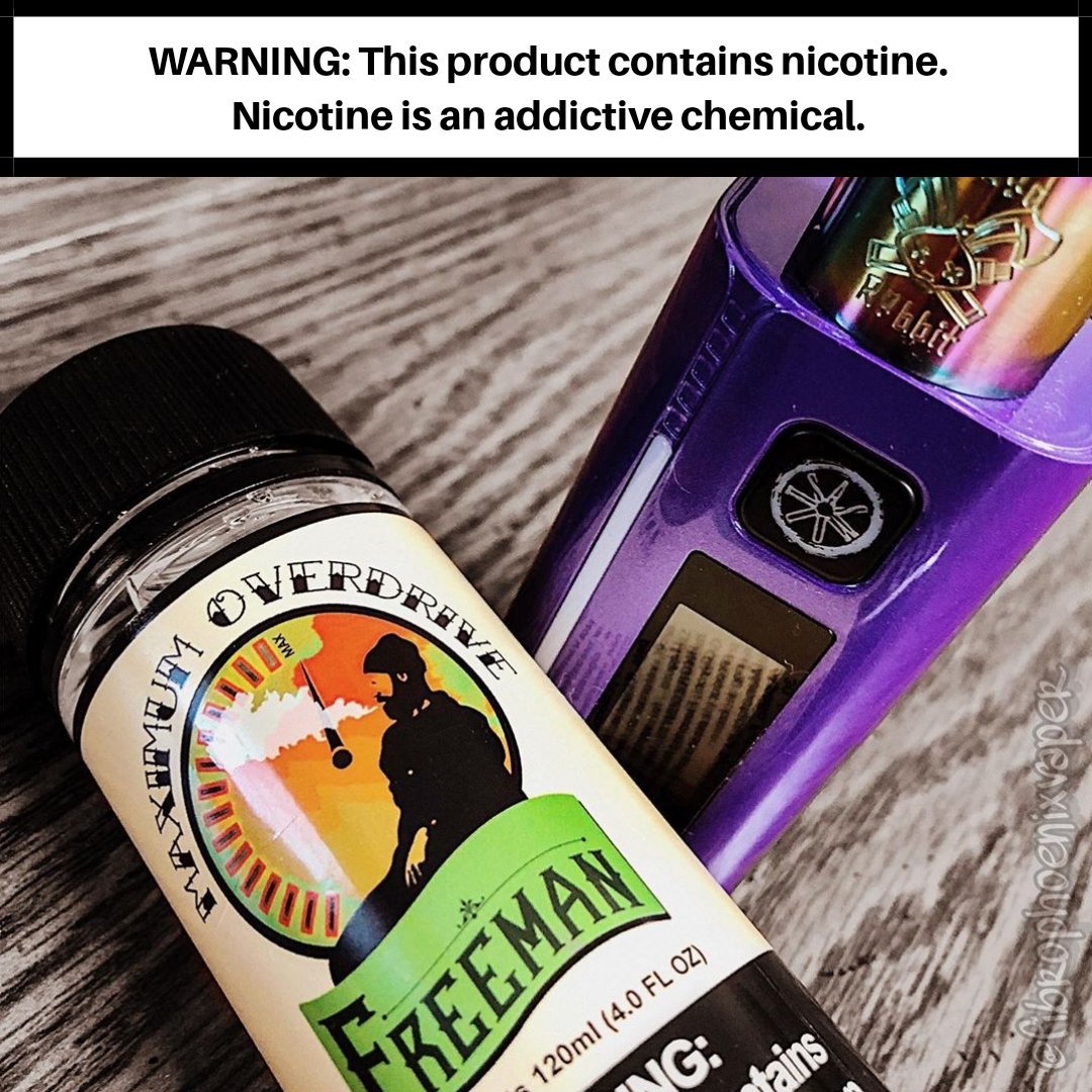 Freemanvapes's tweet photo. Maximum Overdrive π is the perfect flavor for you if you enjoy watermelon anything! Tasty and easily an ADV you can enjoy right now. π Get your deals at https://t.co/rRw6cvREYs and start vaping the best juices in the whole world!#freemanvapes // pic @fibrophoenixvaper https://t.co/1e9odVq3wQ