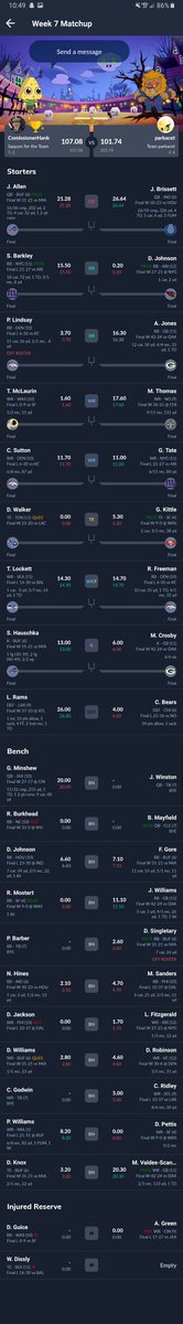 SmithLeague's tweet photo. In a close game, Henry DeWitt beats the odds again beating Parker Hodgson by 6. An exciting matchup all around. https://t.co/ikq8yIKmsW