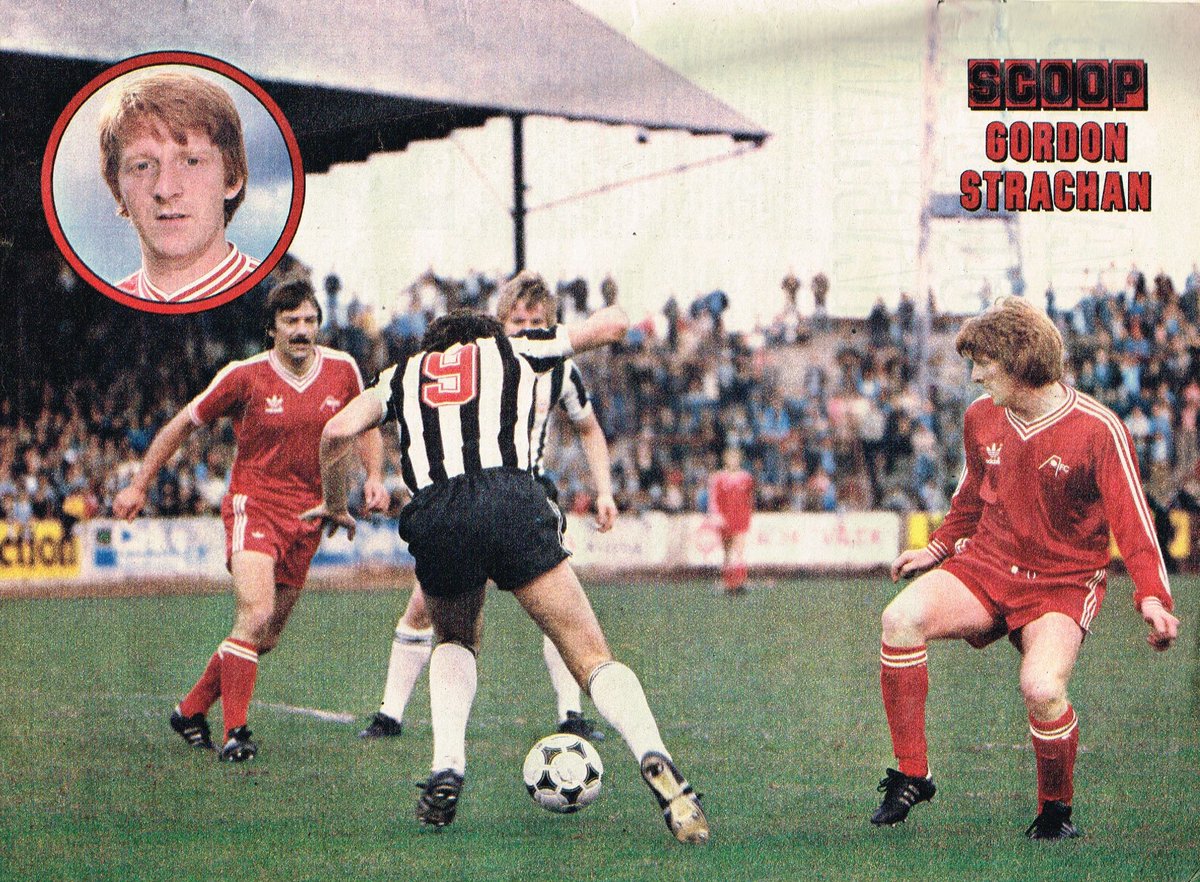 ScotsFootyCards's tweet photo. #GordonStrachan #StuartKennedy #Aberdeen #Scoop 1980-08-09 https://t.co/UR5JKue6Cv