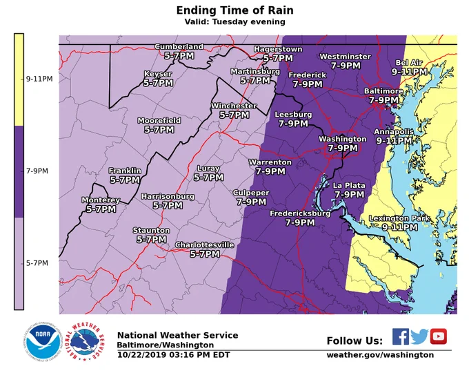 Image from NWS Baltimore-Washington (@NWS_BaltWash)