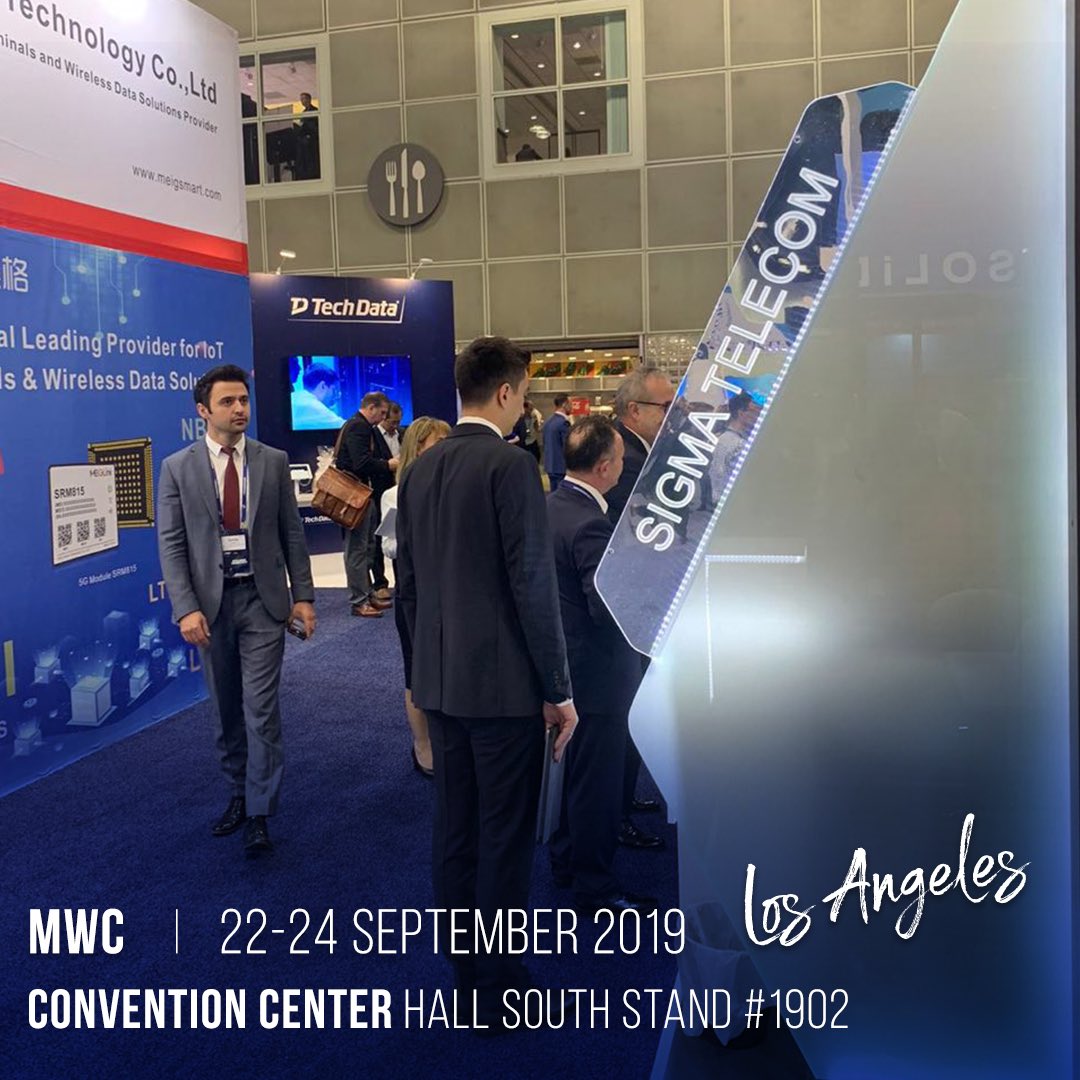 sigma_telecom's tweet photo. It's time for #MWC2019, one of the most exciting events of the year!
Sigma Team is at South Hall Stand #1902. 👋🏼
We are proud to represent our country in this great conference and can't wait to meet you!
#losangeles #mobileworldcongress #mwc #5G #mwc19 #GSMA #sigmatelecom https://t.co/y3uBp5bqhG