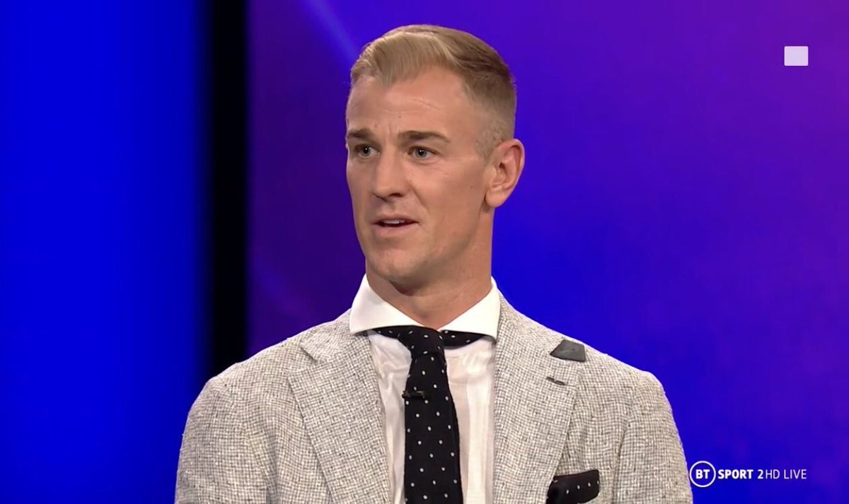 ODDSbible's tweet photo. Joe Hart looks like he’s just raided lost property and dressed himself 2 minutes before going live on air https://t.co/CNDoLHJDT0