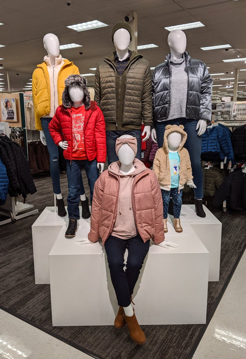 Puffer coats and Sherpas for the whole family! (Toddler's on the way 😉).  With these great prices, we're ready for the winter weather - bring it on!! ❄️🌨️