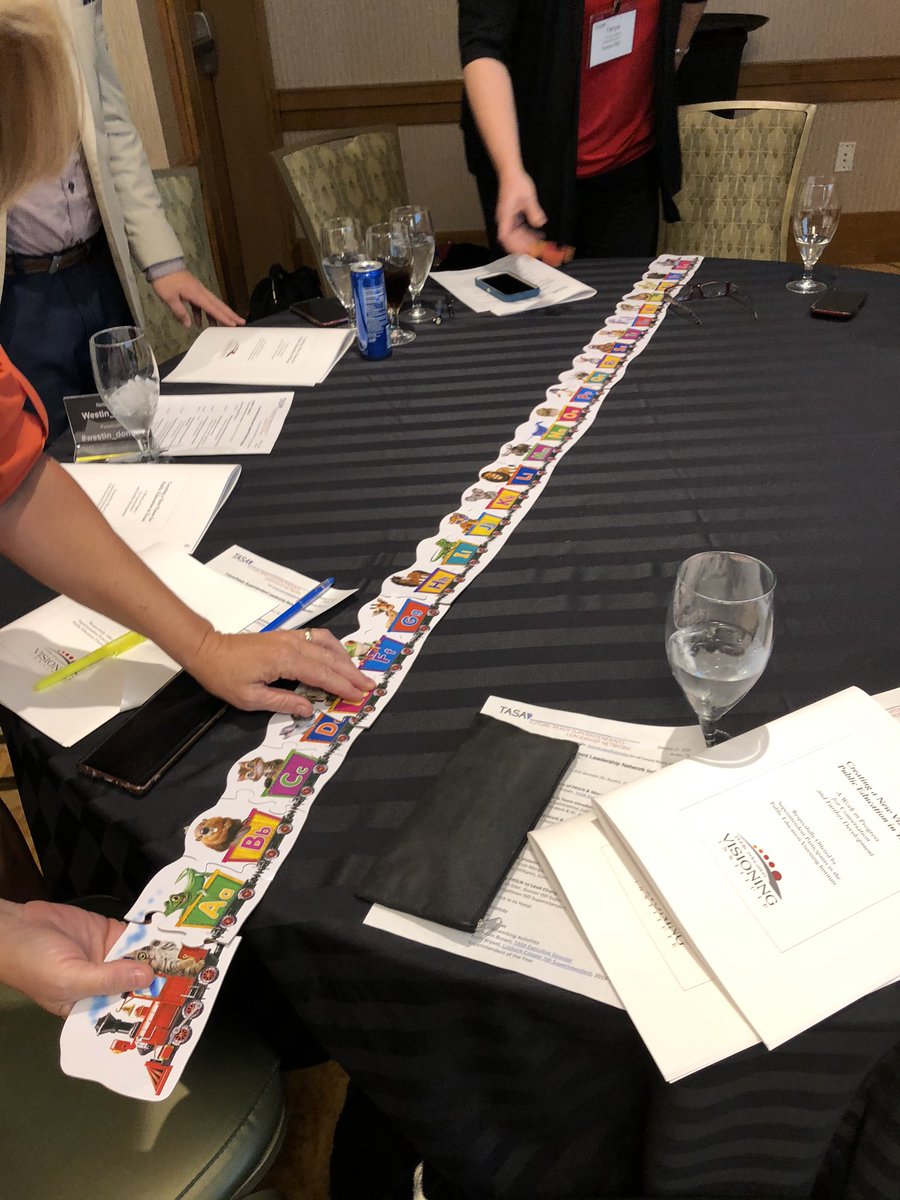 Inspirational learners and leaders working to solve the puzzle of education together through Future Ready Superintendent Learning Network and TASA! #frsln #tasa