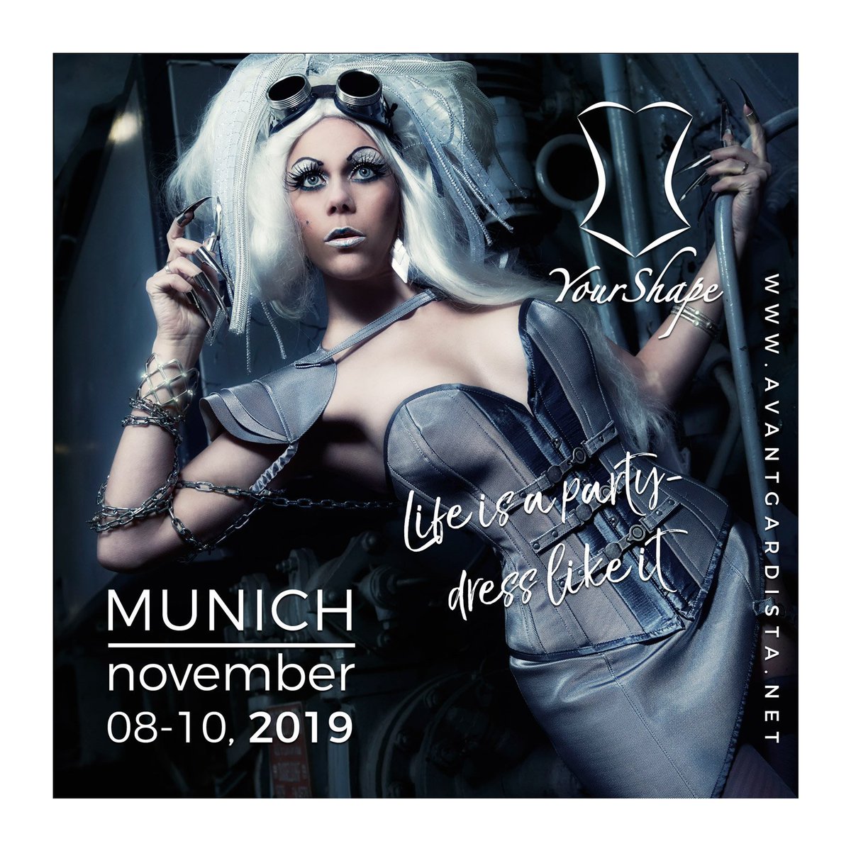 SubRosaDictum's tweet photo. Looking forward to the show of YourShape
#avantgardista #avantgardistamunich #munichmodels #modenschau #avantgardefashion #runwayfashion #couturefashion #germandesigner #corsetlove #korsett #waisttraining #conceptualfashion #munichlifestyle #münchencity #fashionshows https://t.co/Kxlwhvqg4A