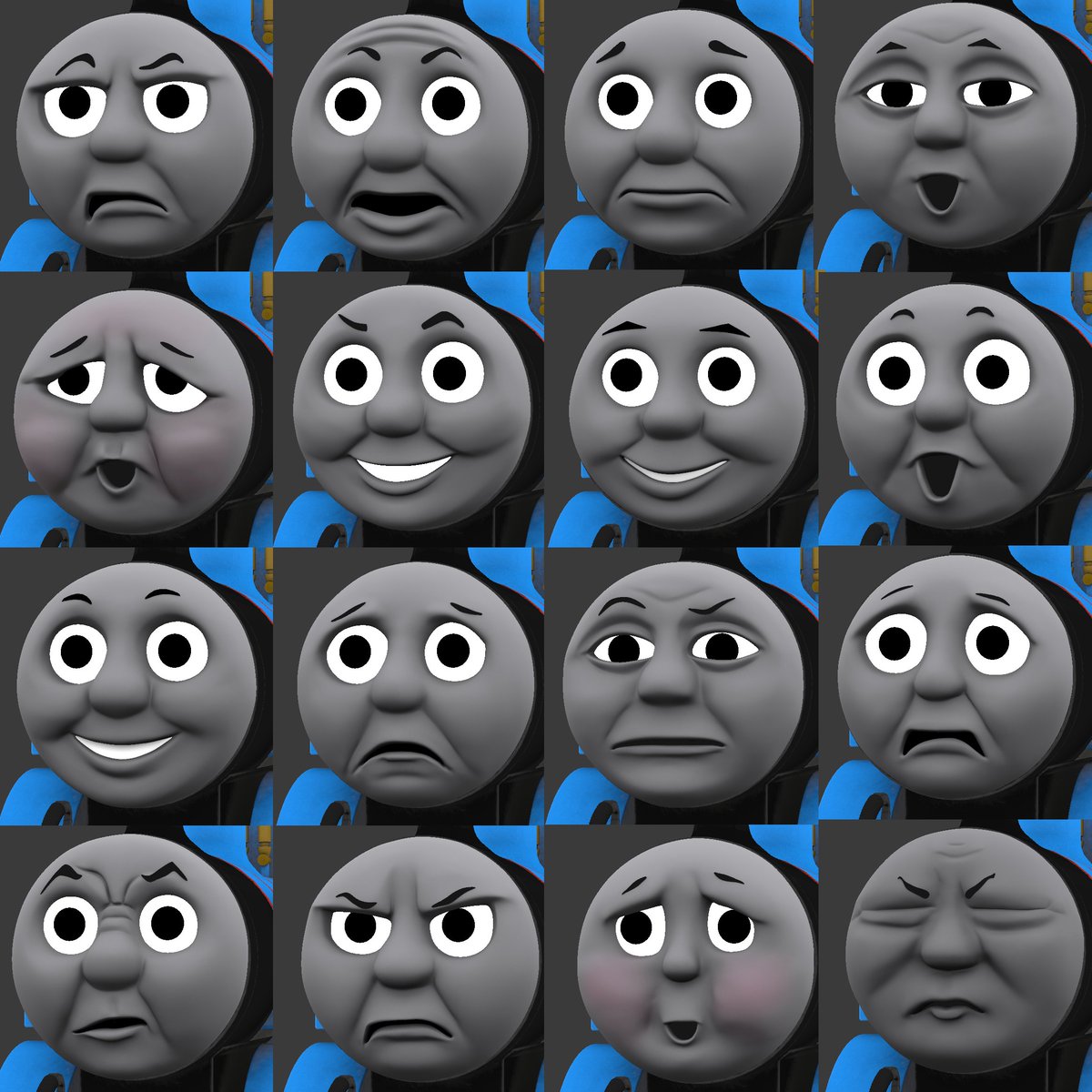 Thomas The Tank Engine Faces