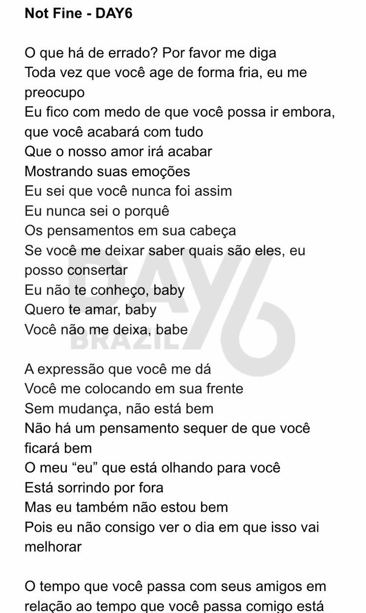 DAY6 BRAZIL - [#TRADUÇÃO] Letra de 'Wanna Go Back' em