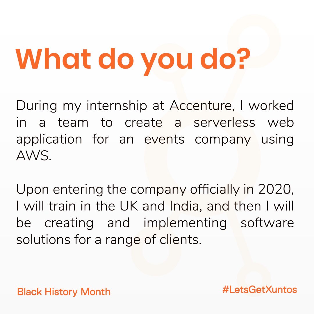 xuntos_'s tweet photo. Meet Gabrielle, a Japanese and Korean Studies student at @UniofOxford, and incoming Software Engineer at @AccentureUK #BlackHistoryMonth #LetsGetXuntos https://t.co/C1pUB2ZWUu